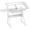 Metal & Glass Artist Table by Artist's Loft®